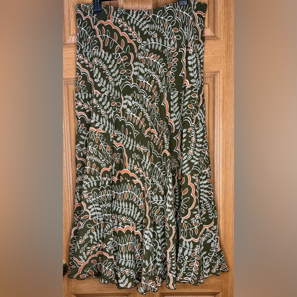 Hearts of Palm Botanical Patterned Dress